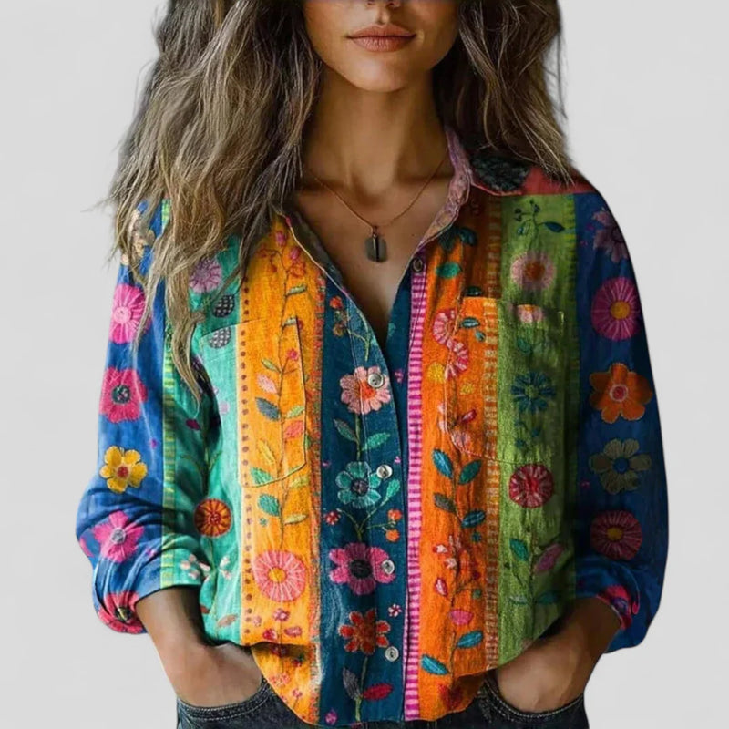 Blusenshirt Malia mit Farbverlauf