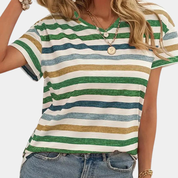 Damen T-Shirt Cleo gestreift