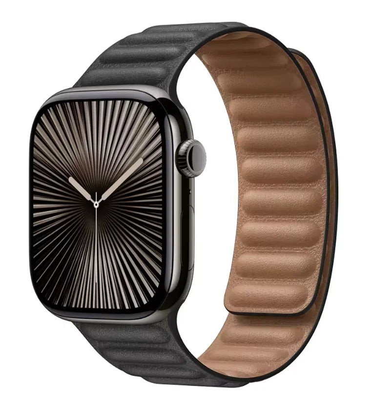 Kunstleder Magnet Loop für Apple Watch (38–49 mm)